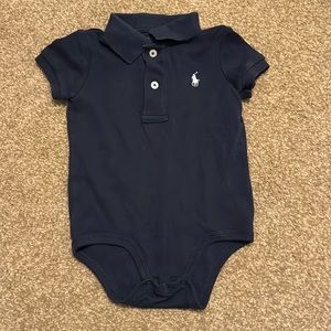 Ralph Lauren polo navy onesie